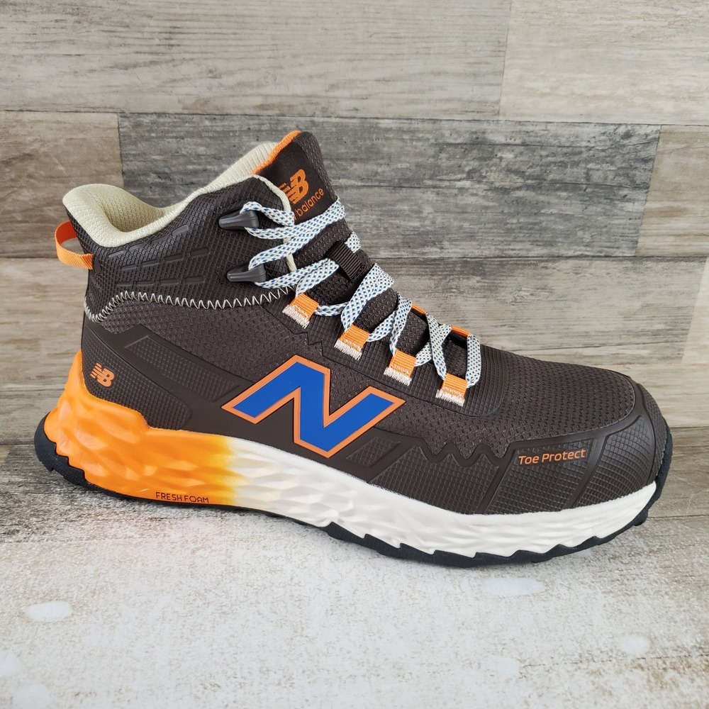 New Balance Fresh Foam Cremorne Mid Mens Work Boots Sz 9 2E Chocolate Sneakers